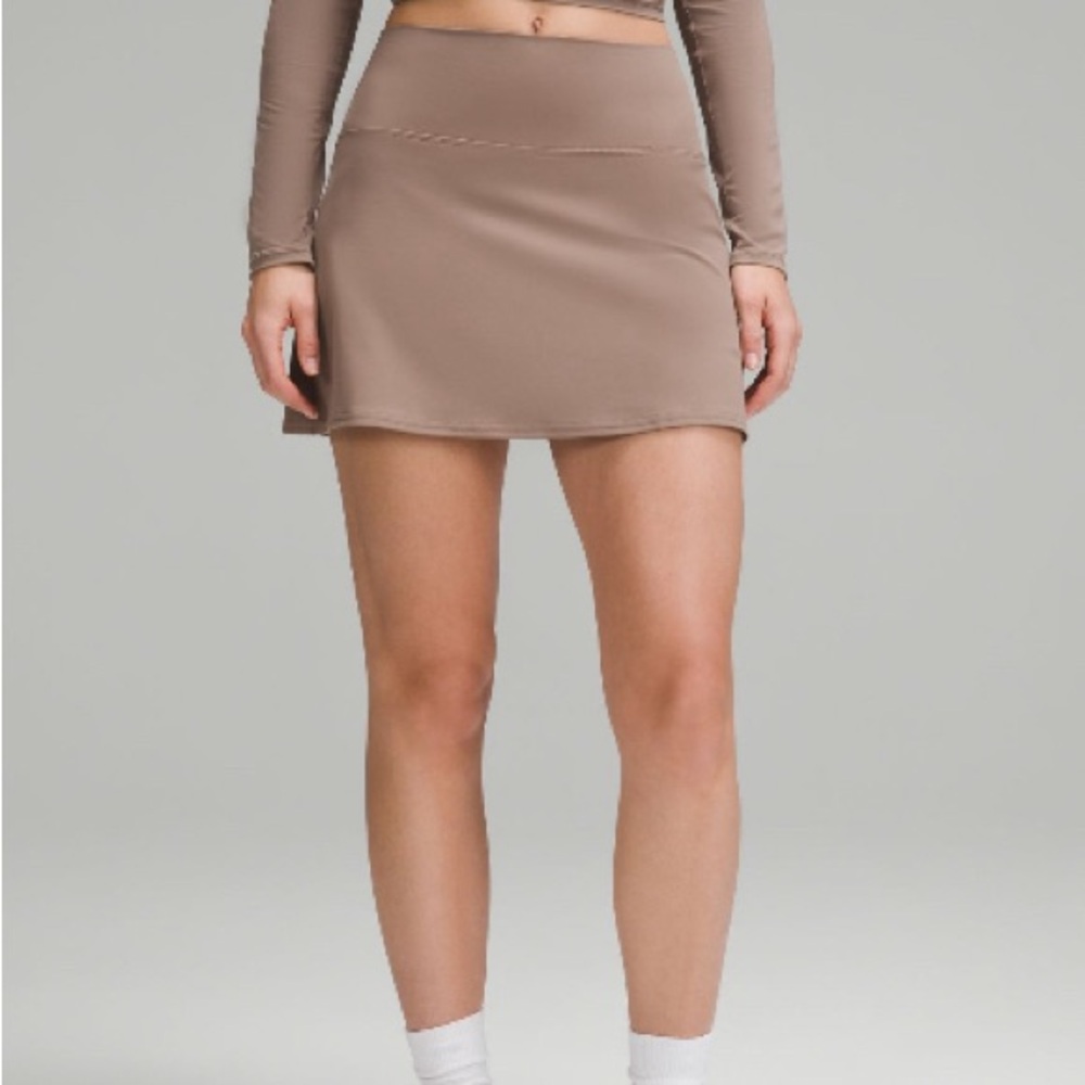 LULULEMON Align High Rise Skirt Taupetastic size 4
